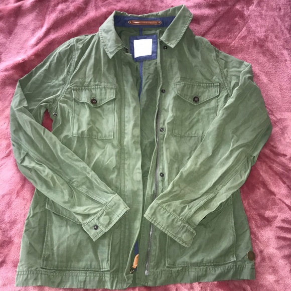 Green canvas jacket - Picture 1 of 2